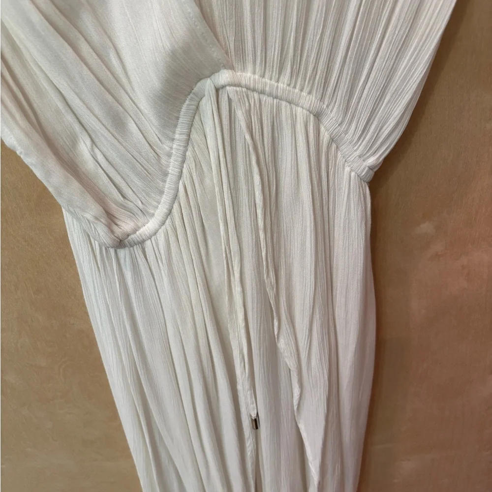 White maxi cover up